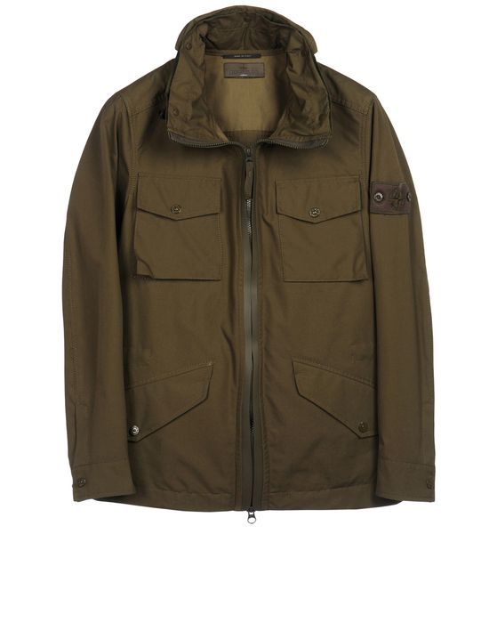 stone island waterproof cotton ghost piece